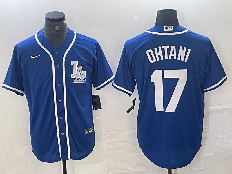 Men's Los Angeles Dodgers Shohei Ohtani #17 Blue Limited Jersey